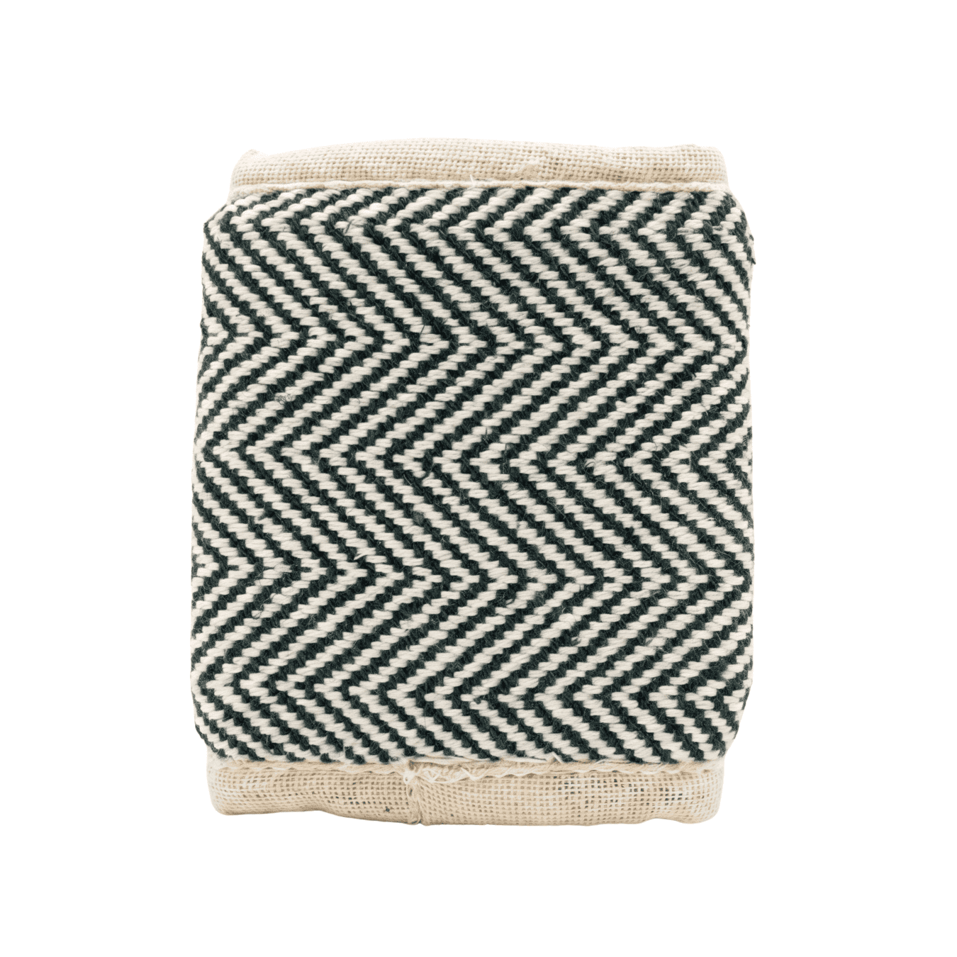 Herringbone Hemp Wallet (Dark Green)