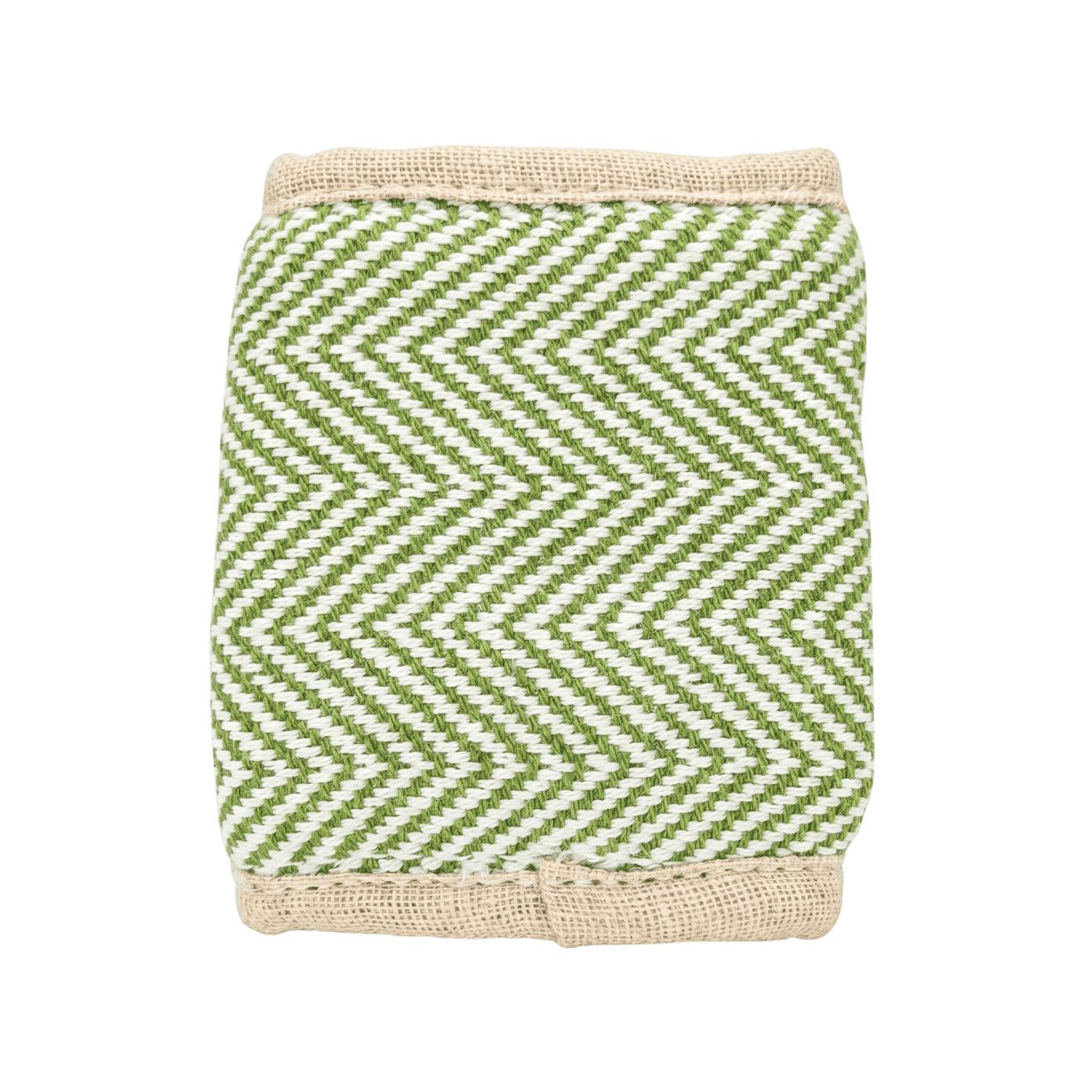 Herringbone Hemp Wallet (Light Green)