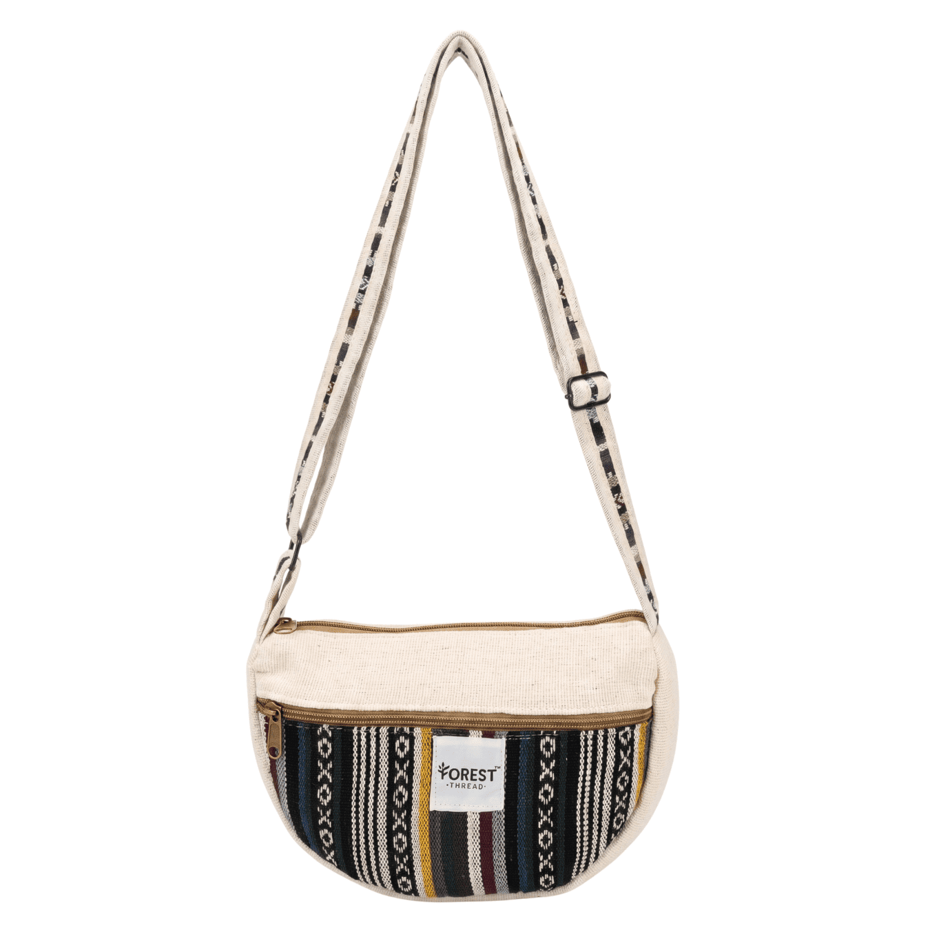 Crescent Sling Bag (Dark Earthy Multicolour)