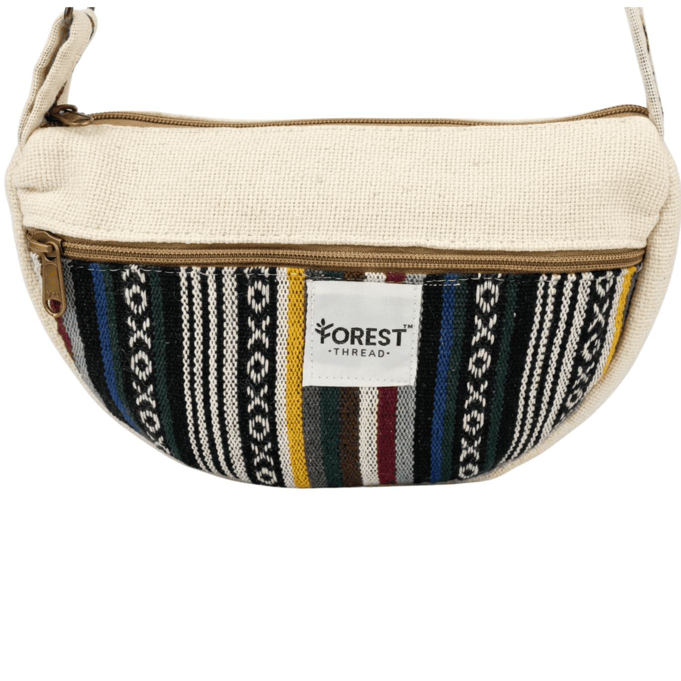 Crescent Sling Bag (Dark Earthy Multicolour)